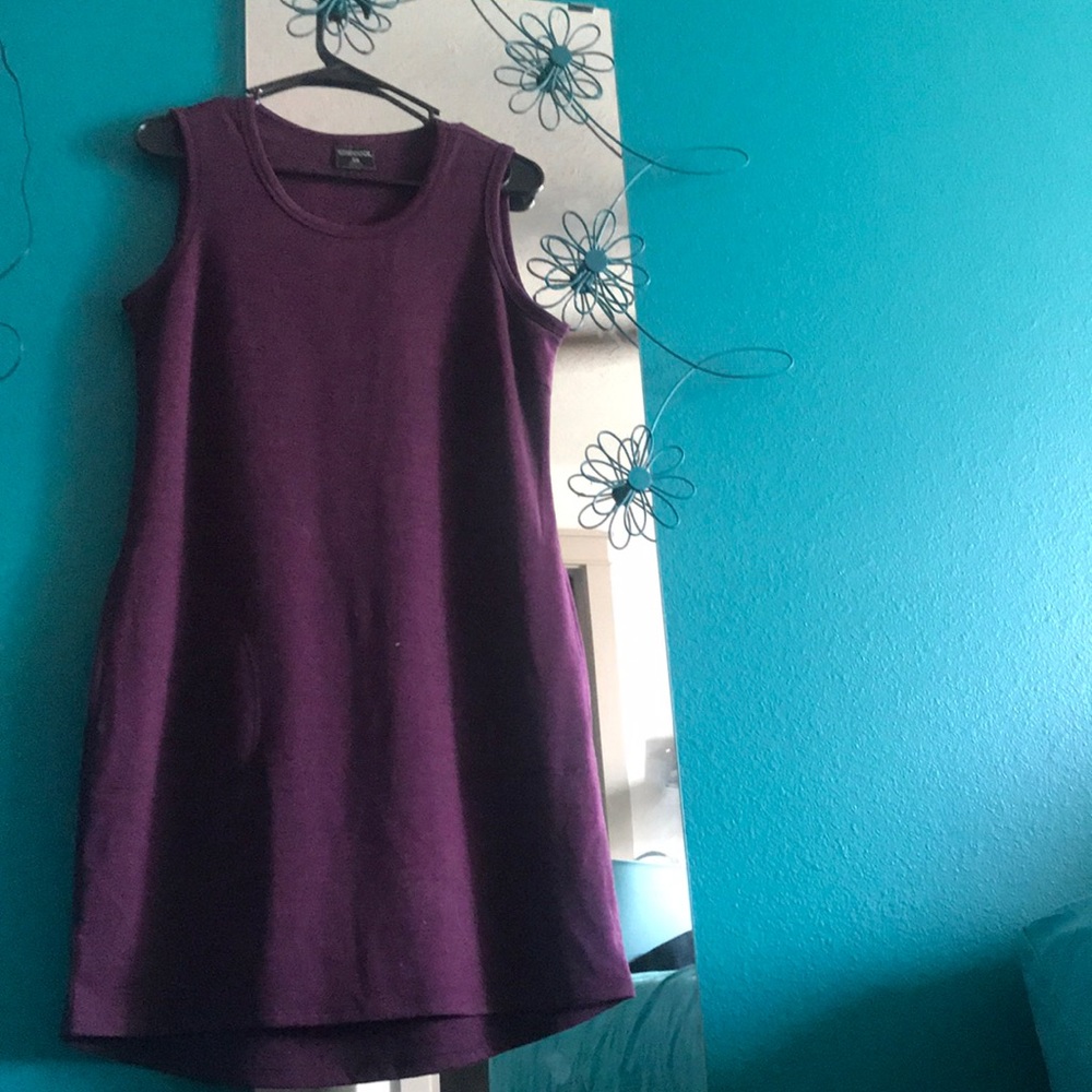 Purple mini dress